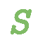 Ein grünes, großes S in Serifenschrift.