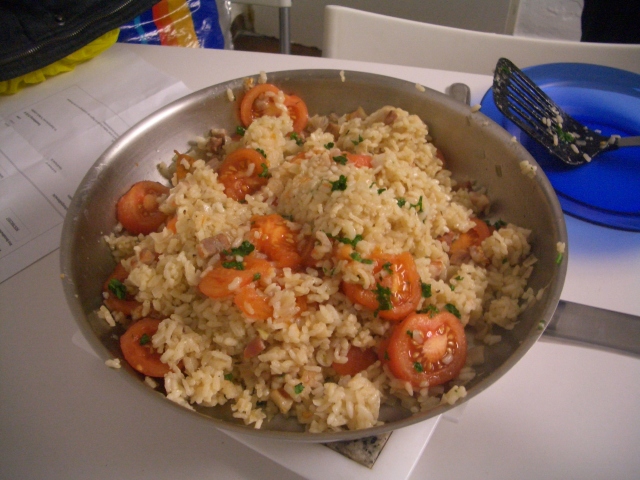 Bild von fertigem Risotto