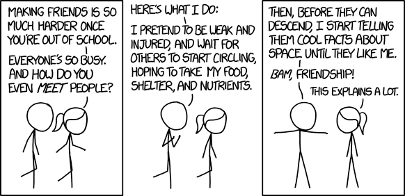 xkcd: Making Friends